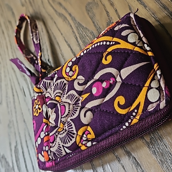 Vera Bradley Mandy Safari Sunset Multicolor Paisley Wristlet - Picture 3 of 4